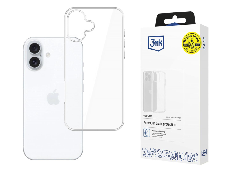 3mk Clear Case do iPhone 16